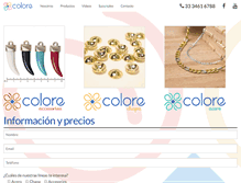 Tablet Screenshot of coloreaccesorios.com